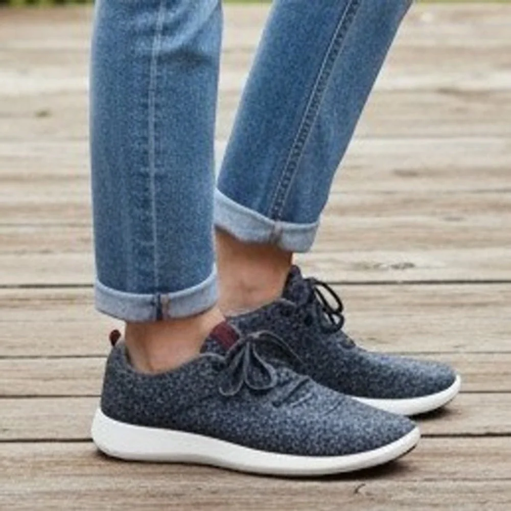 Allbirds Wool Runner Mizzles Women Sneaker 9 Walking Running Grey Merino Wool